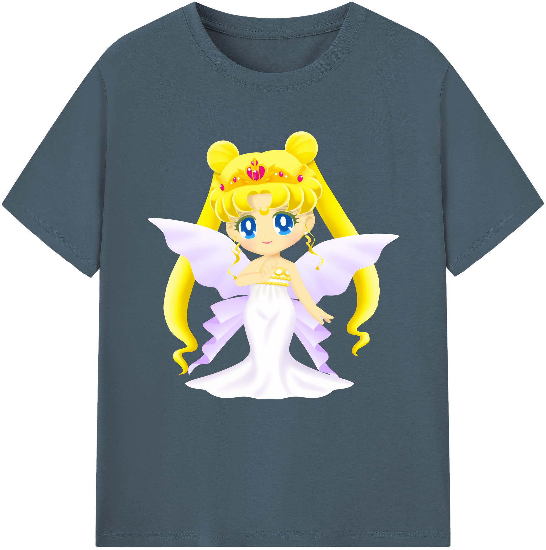 （画像用） 美少女戦士セーラームーン 愛野 美奈子 あいの みなこ Sailor Moon Aino Minako 綿100％半袖Tシャツ（フロントプリント）